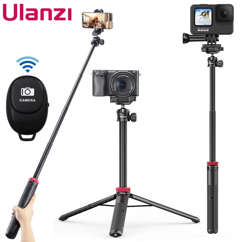 ULANZI MT 44 Tripod Selfie Stick Phone Holder Clip Mount For Smartphone 