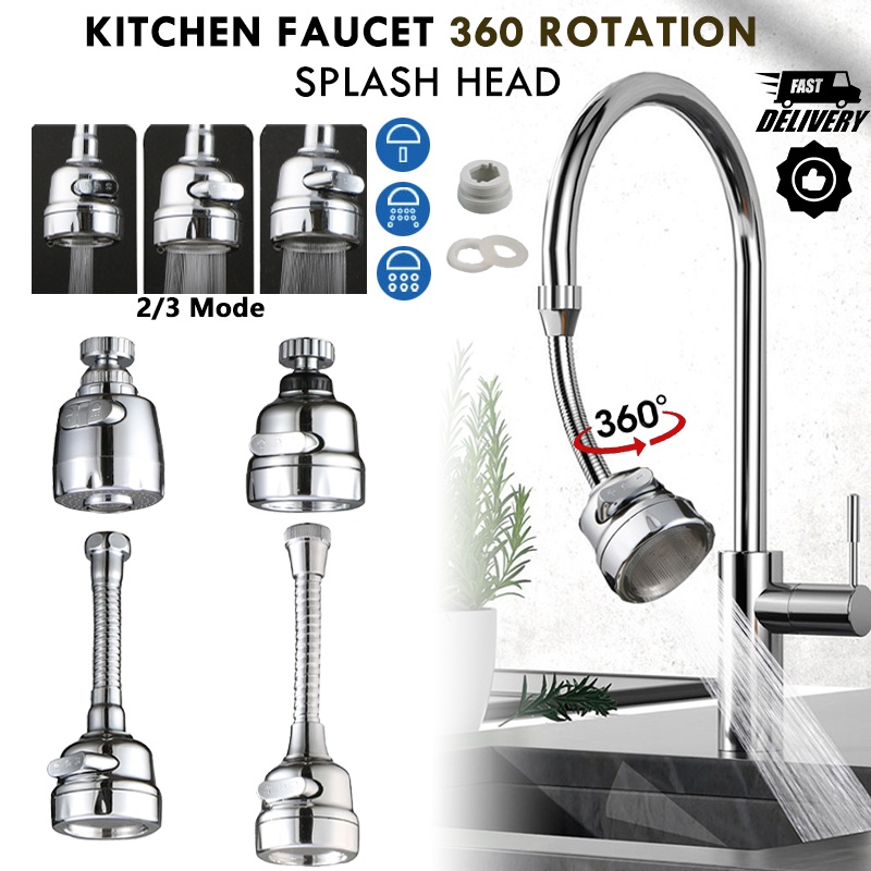 Kitchen Sink Faucet Tap Extender Adaptor Extension Adapter Nozzle Water