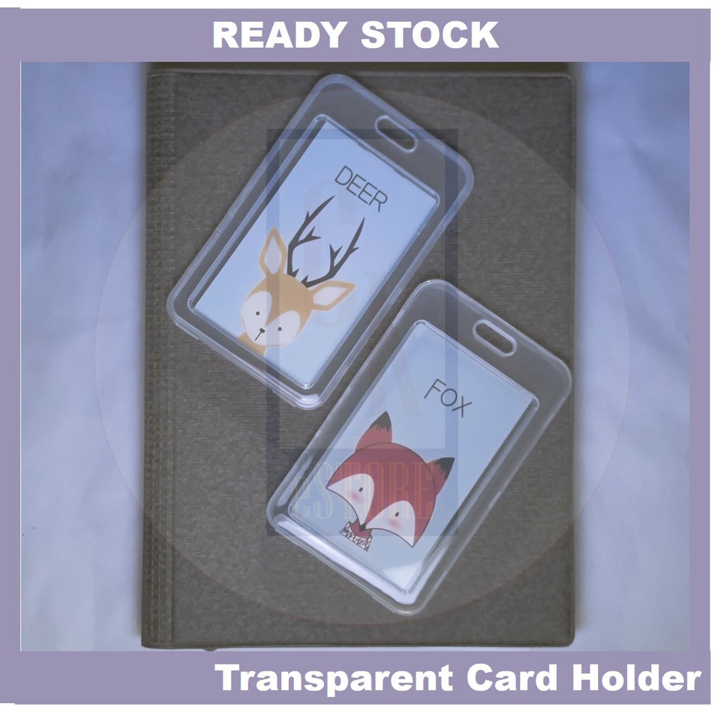 Holder Lencana Kad ID PVC Lutsinar Kad Pelajar Kad Bas IC Bus Card ...