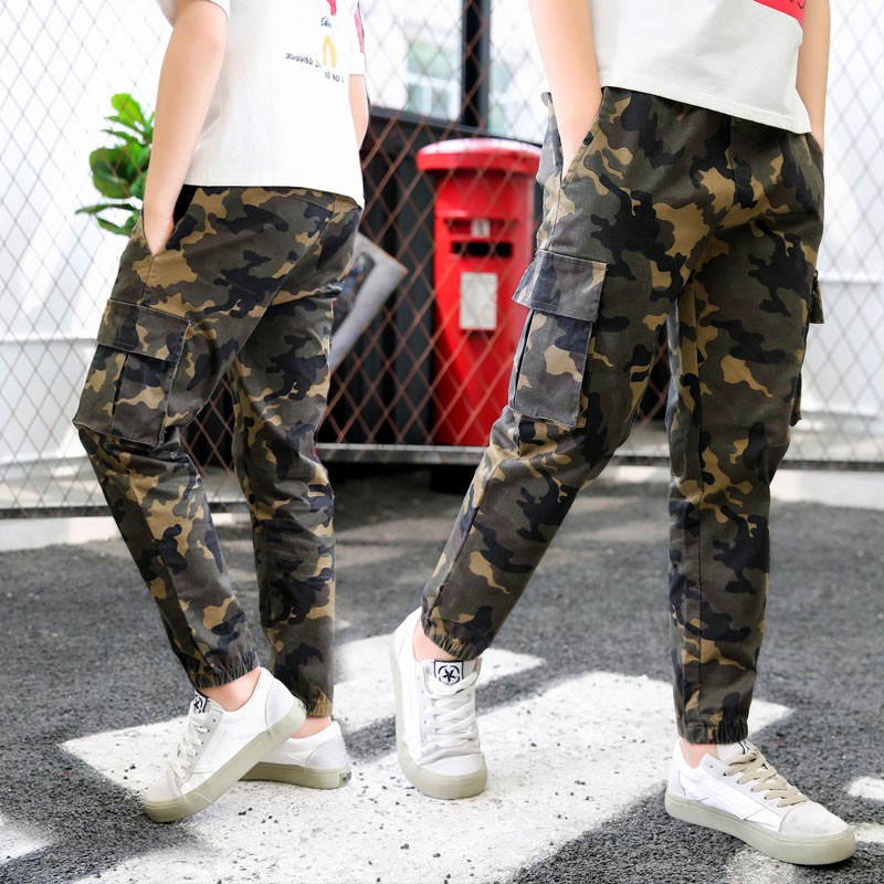 Boys clearance camouflage trousers