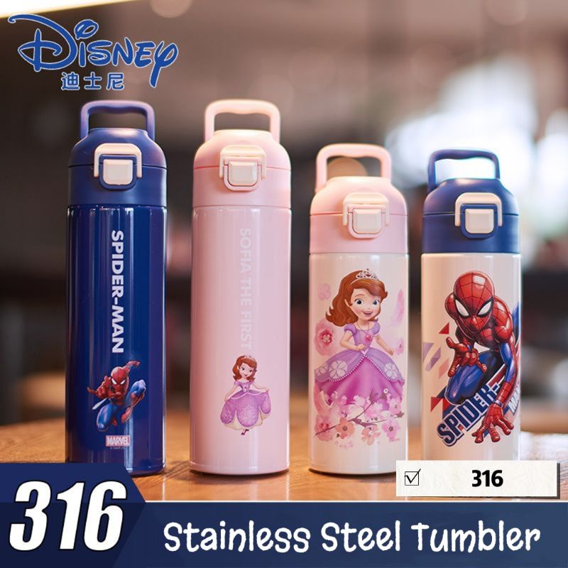 Disney Children 316 Stainless Steel Water Tumbler Thermal Bottle