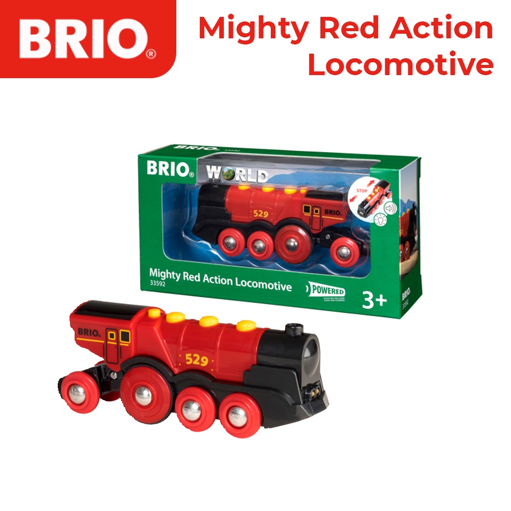 Smart Kiz] Brio Mighty Red Action Locomotive Kids Toy / Train toys