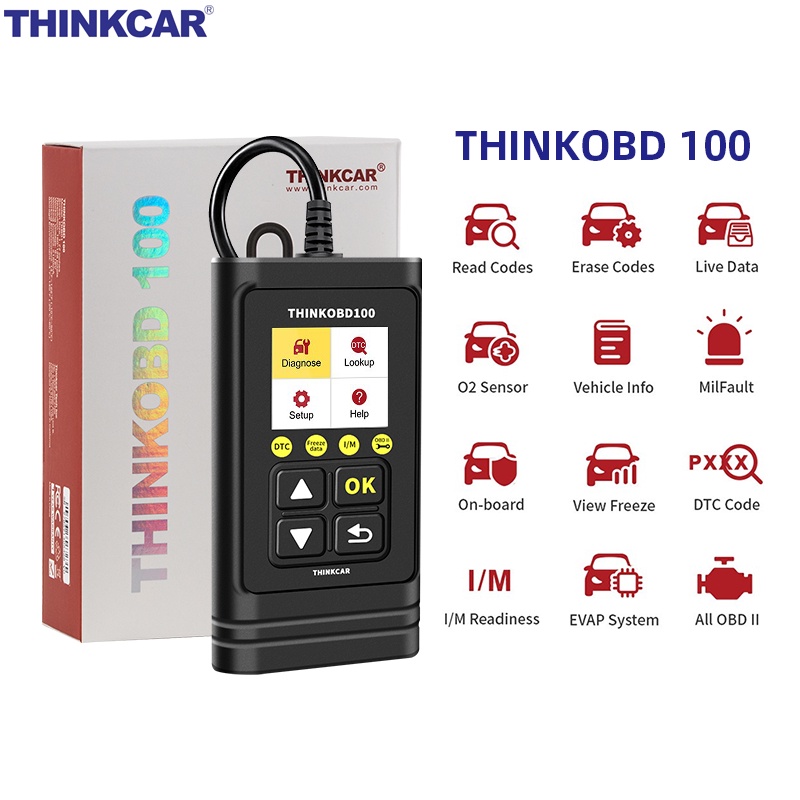 OBD2 car scanner THINKCAR THINKOBD 100 obdii diagnostic tool obd2 auto