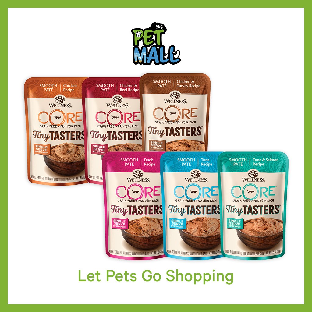 Wellness Core Tiny Tasters Cat Food 1.75oz (12 Flavors) Shopee Singapore