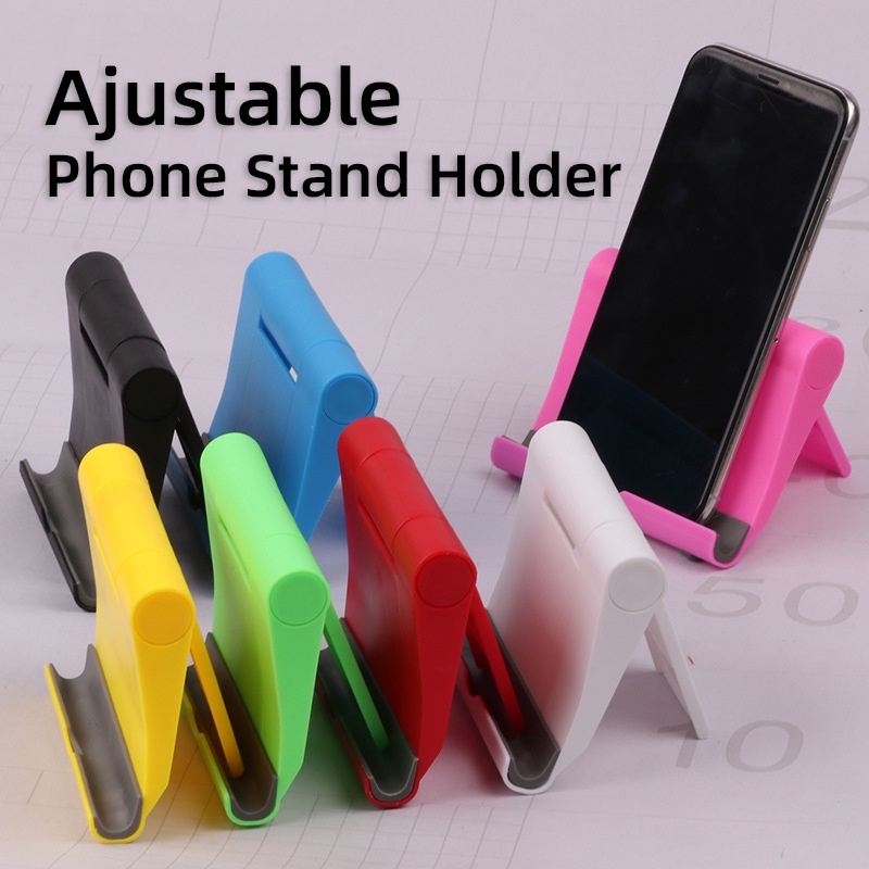 Ajustable Phone Stand Holder Colourful Phone Bracket Grips 折叠手機支架 Pemegang Telefon Berdiri