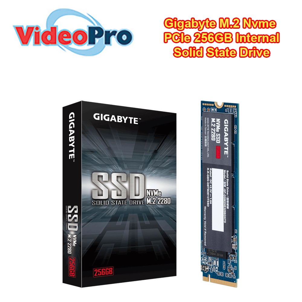 Gigabyte M.2 Nvme PCIe3.0x3 256GB Internal SSD GP GSM2NE3256GNTD
