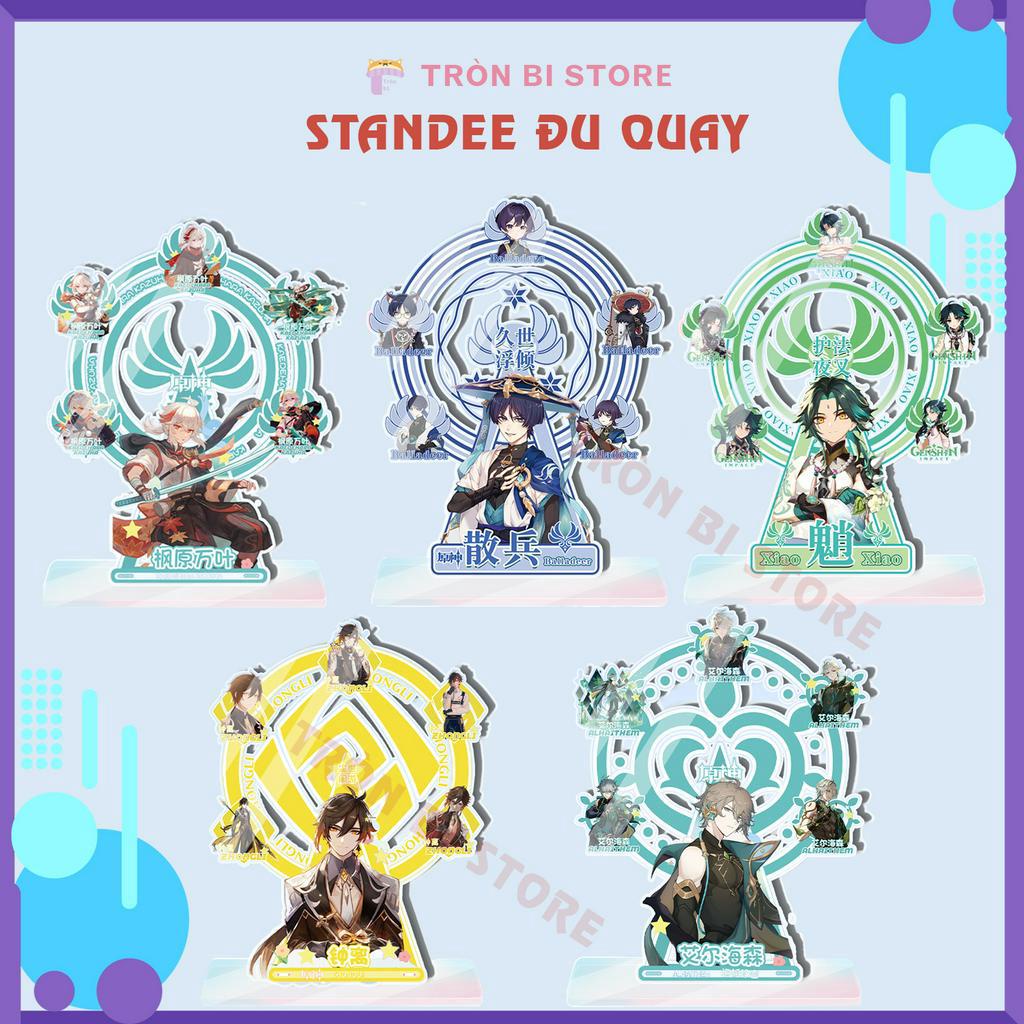 Genshin Impact ferris wheel Standee 14 cm tall Scara, Xiao, Kazuha ...