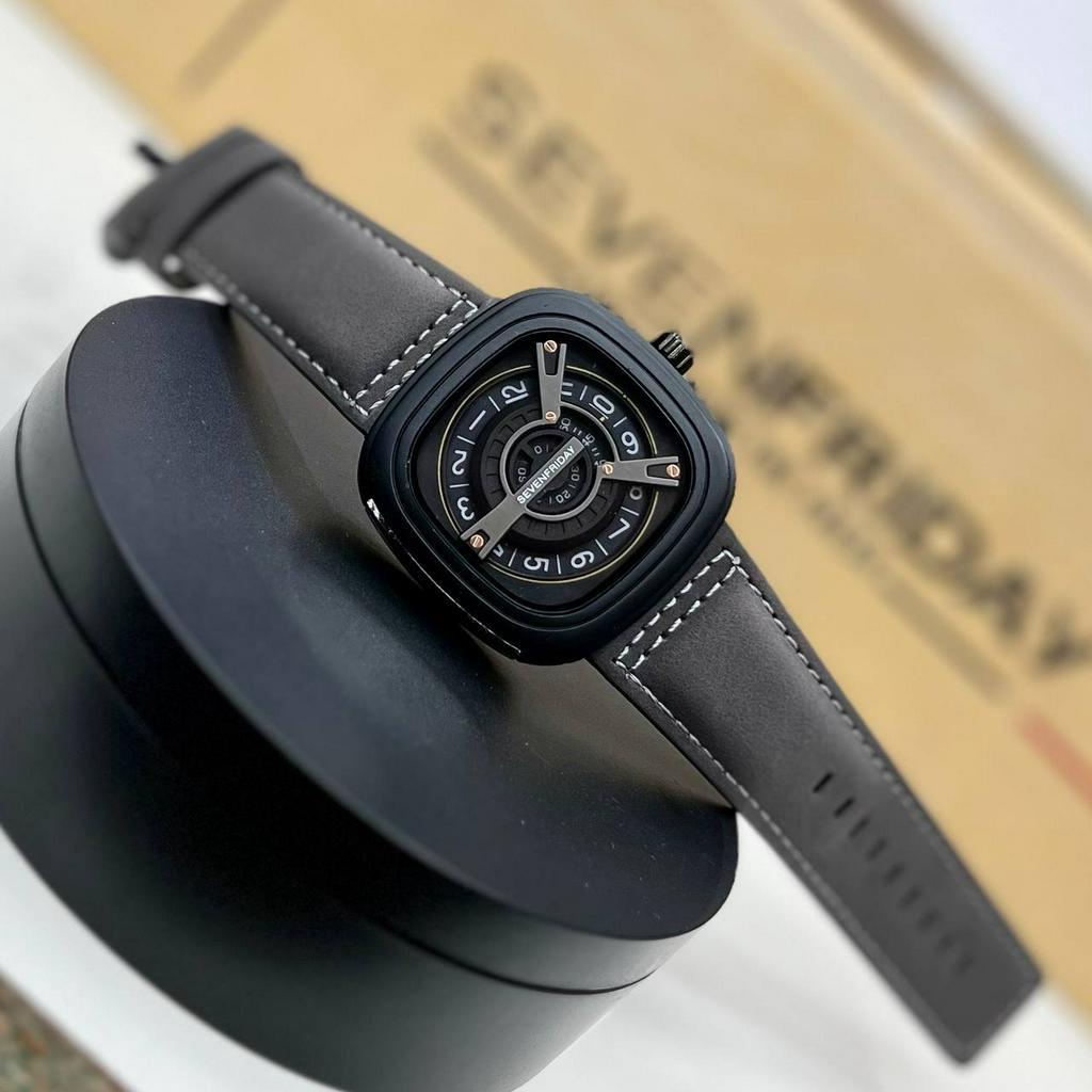 7FRIDAY Leather Watch Casual Men Women Watch With Box 7Friday Shopee Singapore
