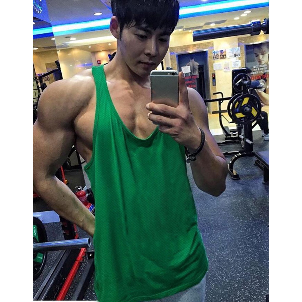New Brand Mens Mesh Fitness Clothing Gym Stringer Tank Top Men Bodybuilding Vest Workout Singlets Running Sleeveless Shirt