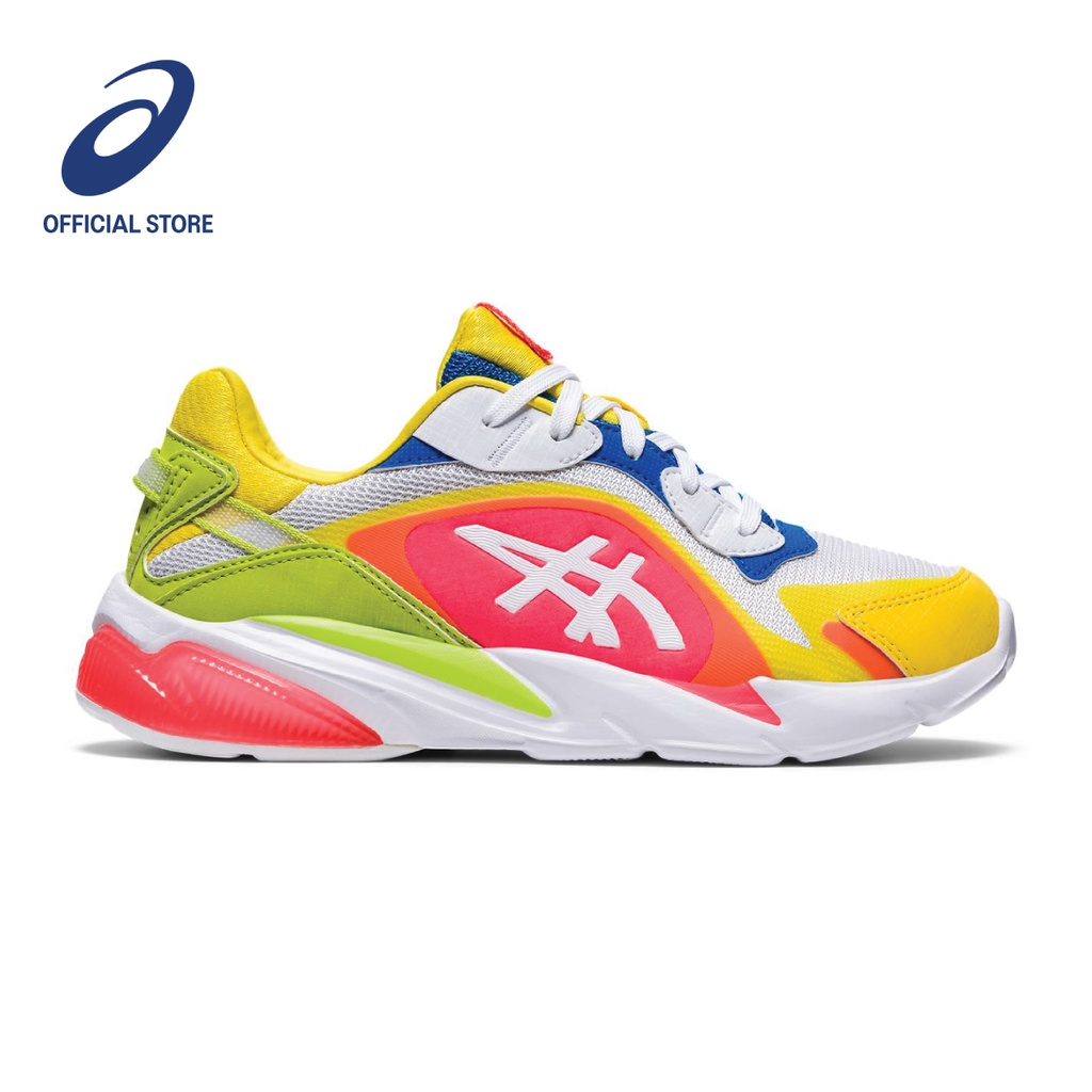 ASICS Women GEL MIQRUM Sportstyle Shoes in Vibrant Yellow Sunrise Red Shopee Singapore