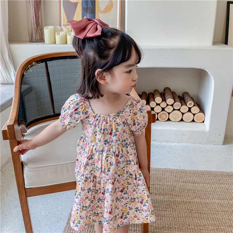 Sweet Kids Dress Girl Dresses Fashion Summer Cotton Baby Clothing