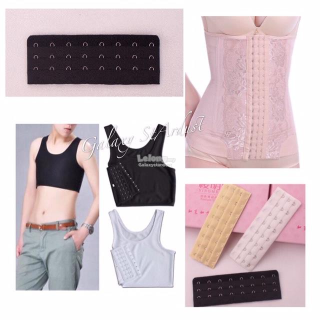 8 /12/16/18 Hooks-Chest Breast Binder-Post Partum Abdominal Extender ...