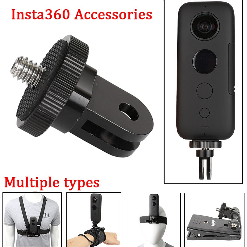 Accessories for Insta360 One X X2 Panoramic Camera Screw Adapter Bike ...