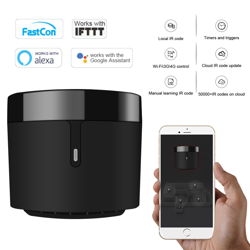 Broadlink Rm4 Mini Smart Remote Ir Blaster Hub Smart Home - Temu United  Kingdom