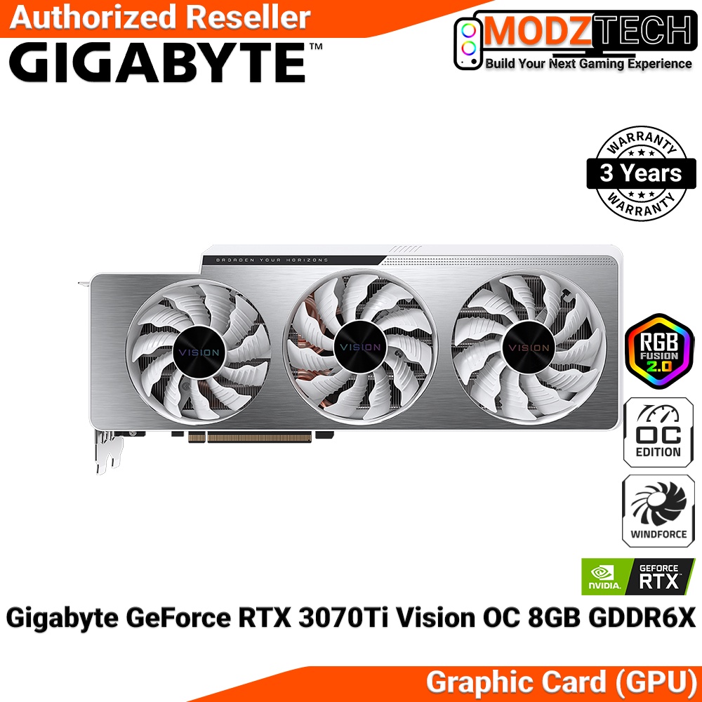 Gigabyte GeForce RTX 3070 Ti Vision OC 8GB GDDR6X (GV-N307TVISION