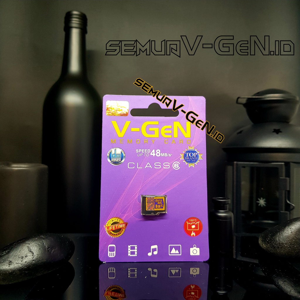 Micro SD 4gb 8gb 16gb 32gb 64gb 128gb 256gb Class 4 / 6 Turbo V-GeN / MAESTRO MicroSD VGEN Memory - Gambar 4