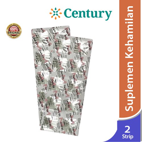 ( 1 Strip ) Cavit-D3 10 Tablet/Suplemen kalsium dan vitamin D3/Suplemen tulang/Ibu hamil