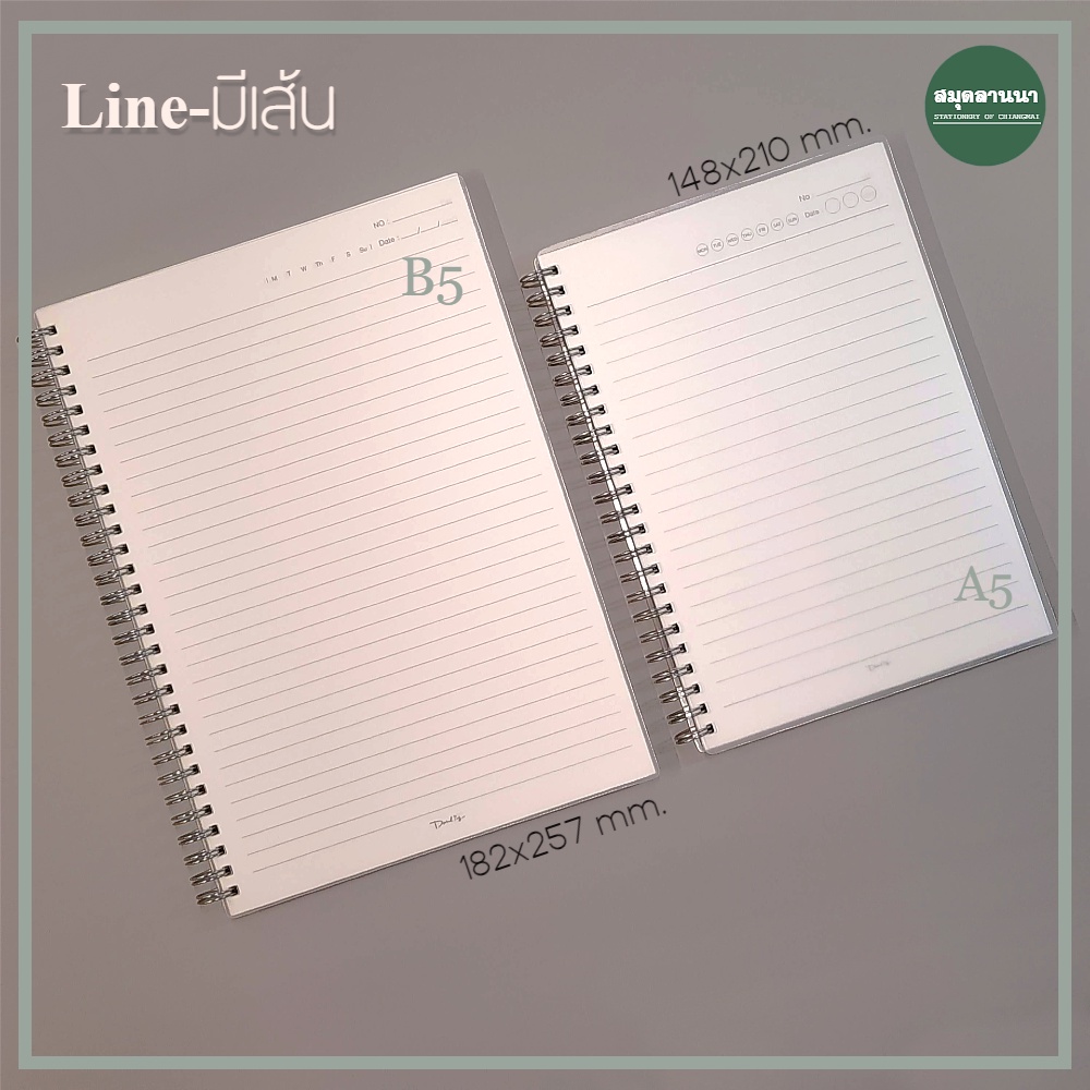 PP Plastic Ring-Bound Notebook With 80 Lines BSP | Shopee Singapore