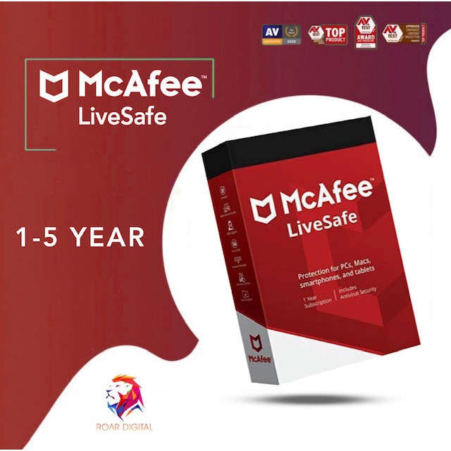 [ORIGINAL] MCAFEE LIVESAFE ANTIVIRUS - LATEST VERSION | Shopee Singapore