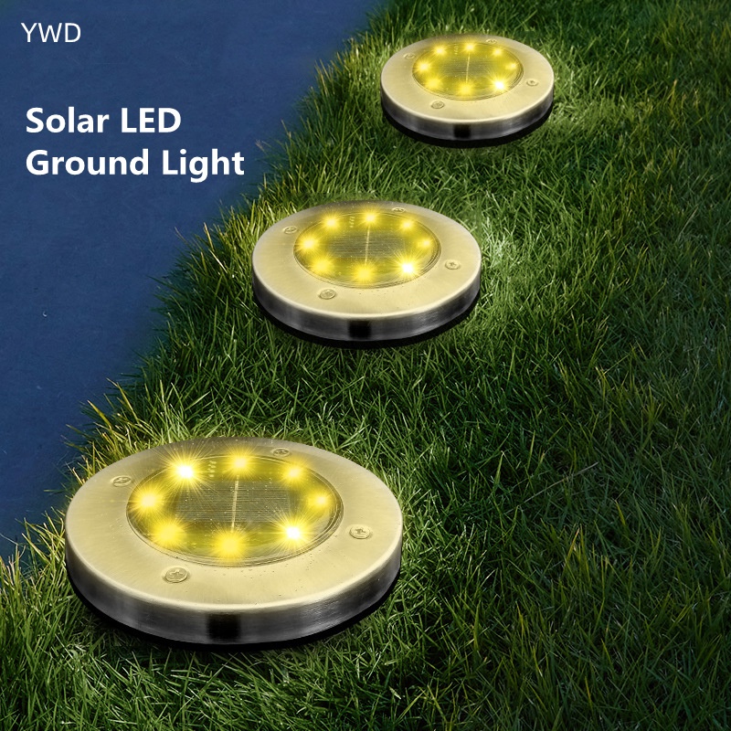 YWD Super bright LED Solar Ground Light ,Outdoor Garden Stake Lights