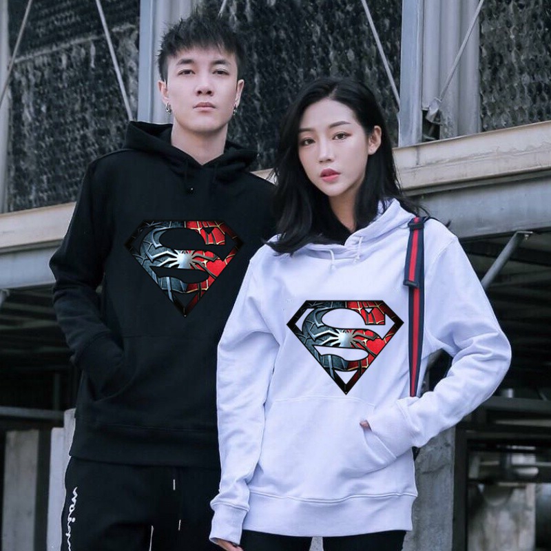 5.5 Big Sale Super Spider Man Hoodie Men Women Thicken Long Sleeve Couple Hoodie Couple Wear Tops Sports Pullover