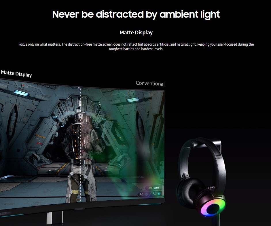 Samsung 32 Inch Odyssey G8 UHD Gaming Monitor With 240Hz Refresh Rate ...
