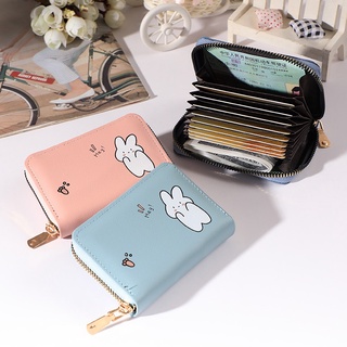 Disney High Quality Women's Wallet Lady Purse Female Short Style Simple  Folding PU Cartoon Zippered Student Coin Wallet Card Set