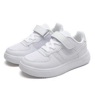 Girls white deals velcro sneakers