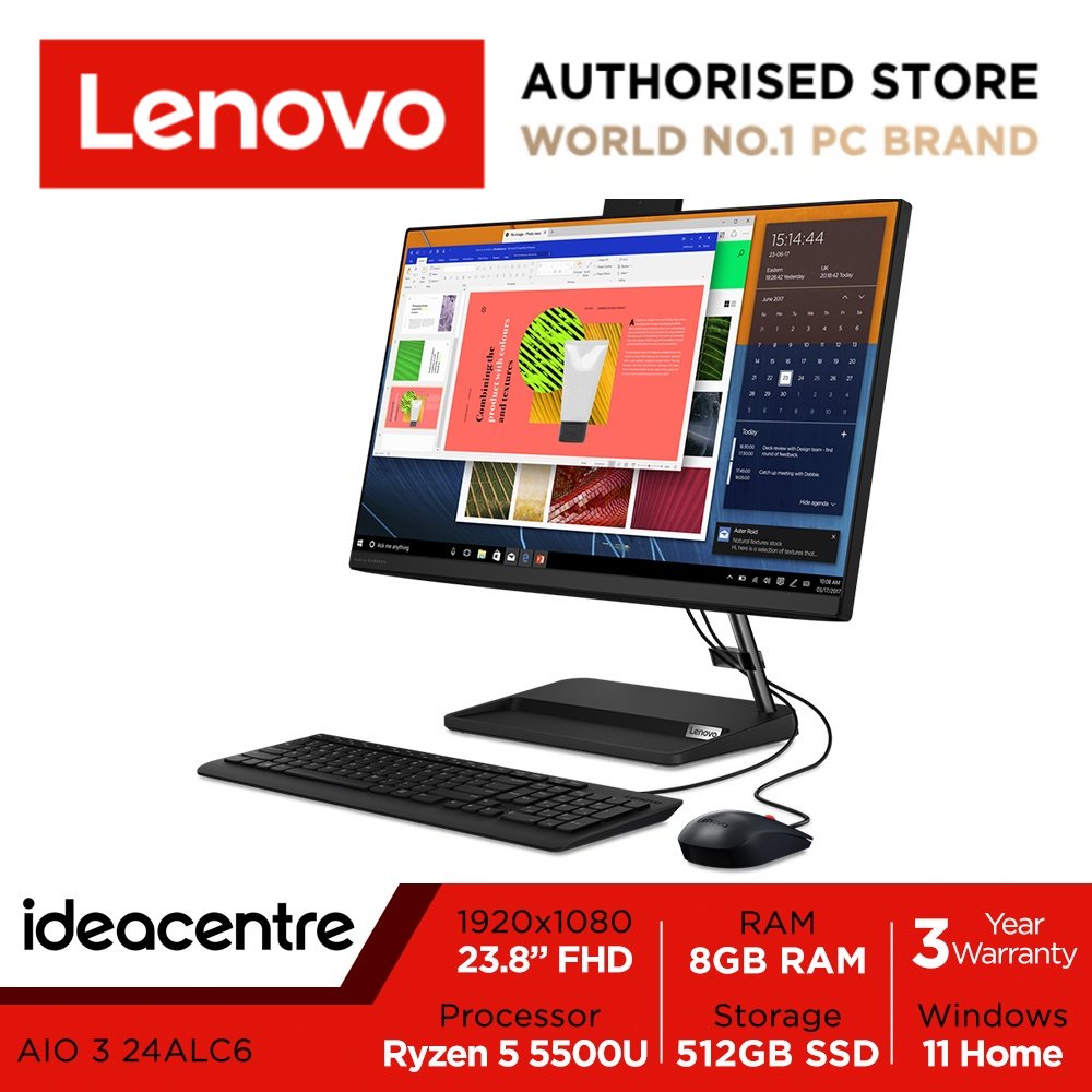 Lenovo IdeaCentre AIO 3 24ALC6 | F0G10095ST | 23.8