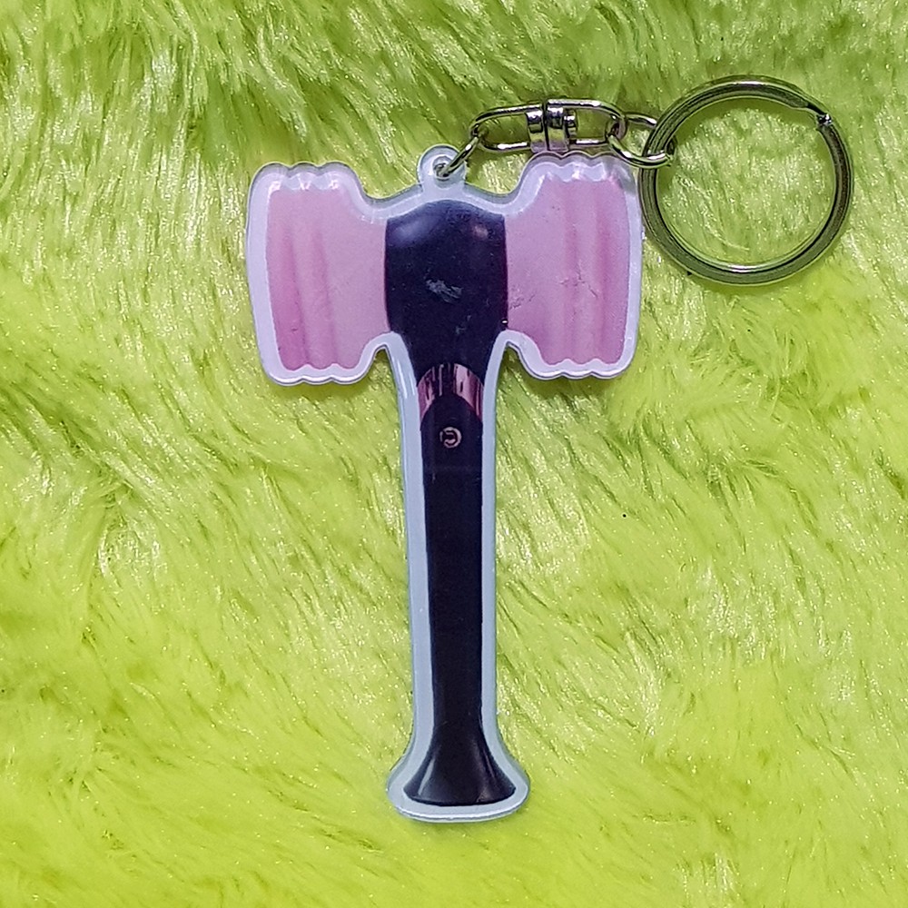 GANTUNGAN Blackpink Byongbong Hammer Bong Keyring Lightstick Keychain ...