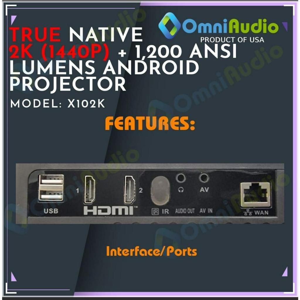 [TRUE NATIVE 1440P / 2K RESOLUTION ANDROID 11 | 1,200 ANSI LUMENS ...