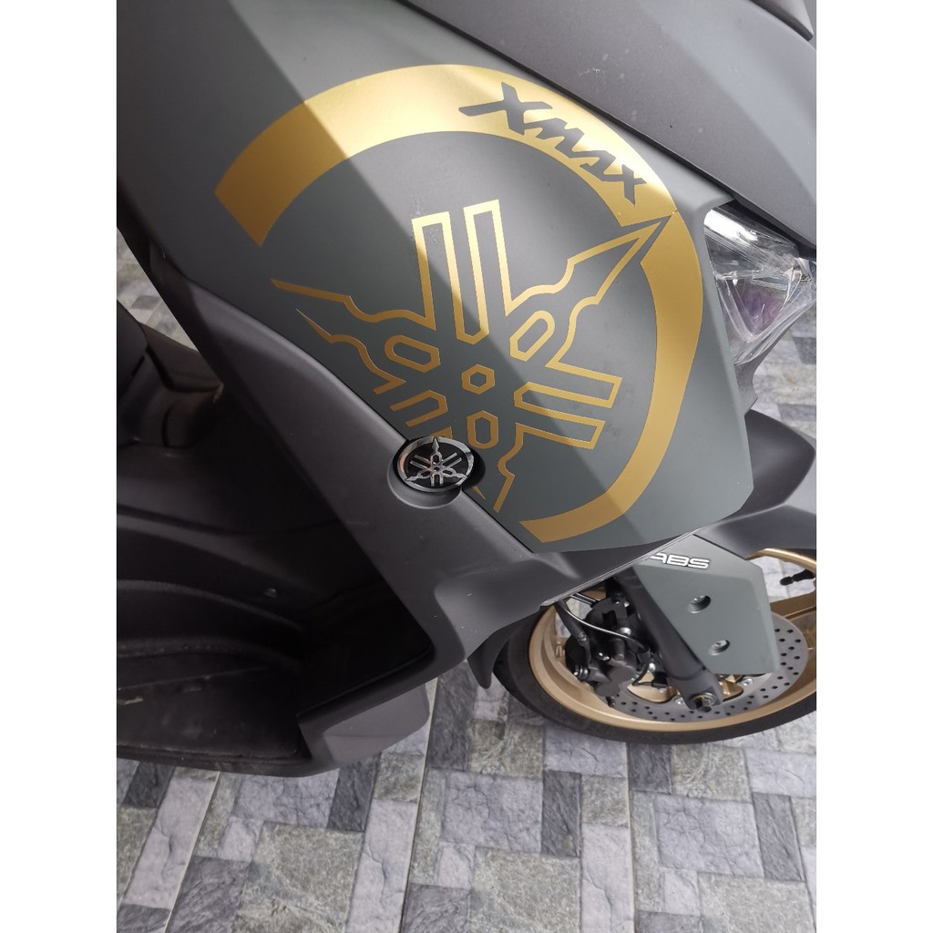 Yamaha Xmax 250 Golden Yamaha Sticker Waterproof Motorcycle Sticker ...