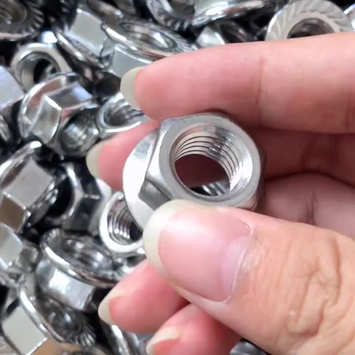 M3 M4 M5 M6 M8 M10 M12 M16 304/316 Stainless Steel Hex Hexagon Flange ...