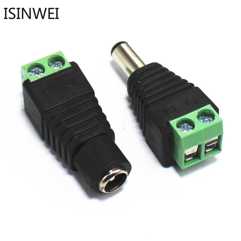 DC 5.5*2.1 mm DC Connector Jack Male Female dc-005 | Shopee Singapore