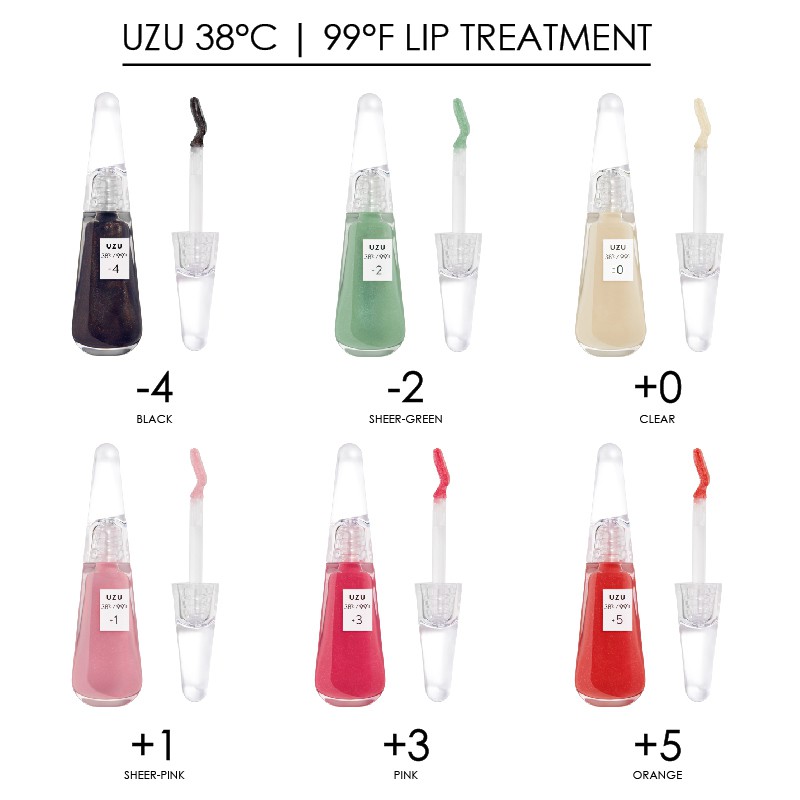 c shaped lip ring Flowfushi UZU HAPPY BAG Yellow Lip set of 4 pieces