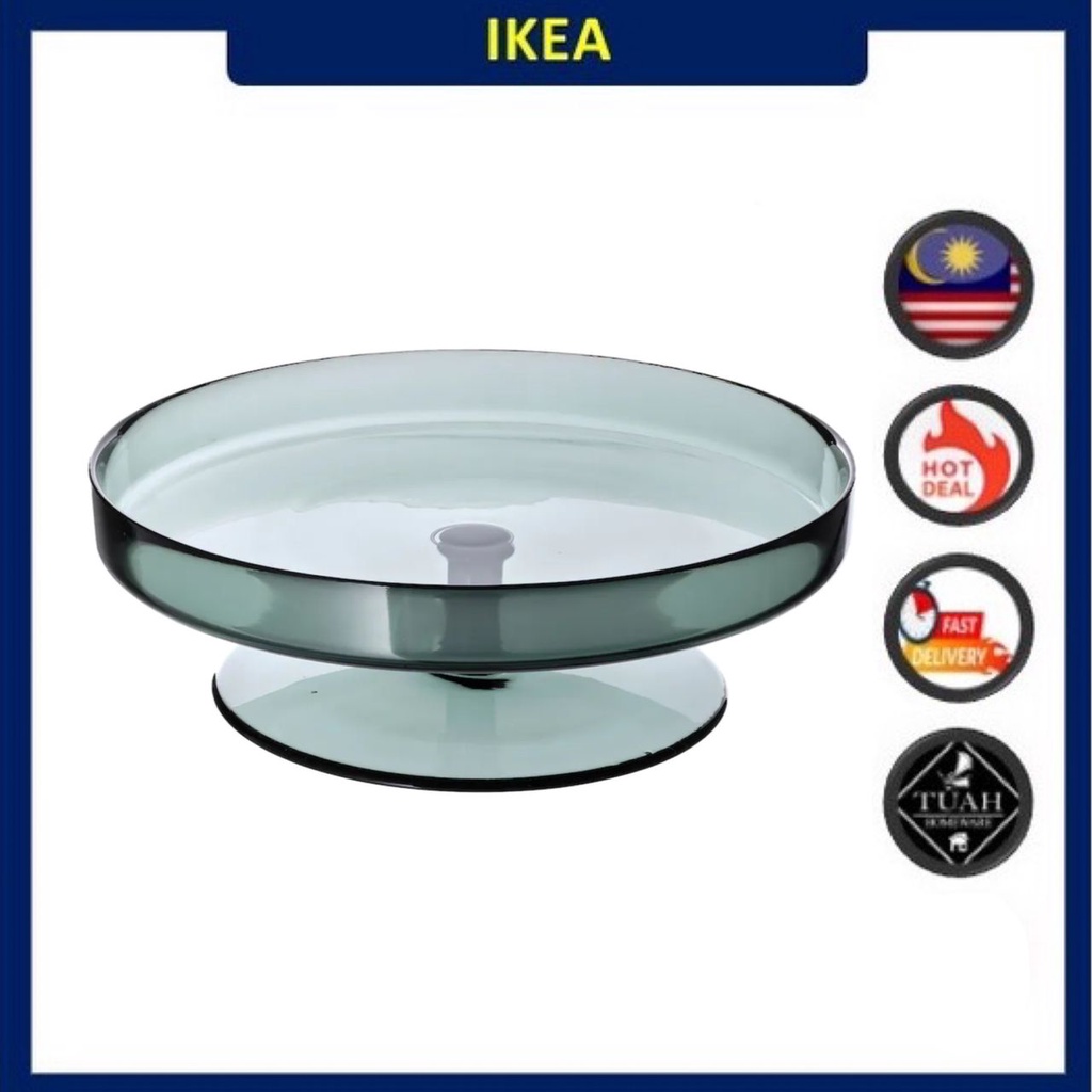 Serveerbord 29,5 cm Vis Motief Blauw | Point Virgule - Kookwinkel