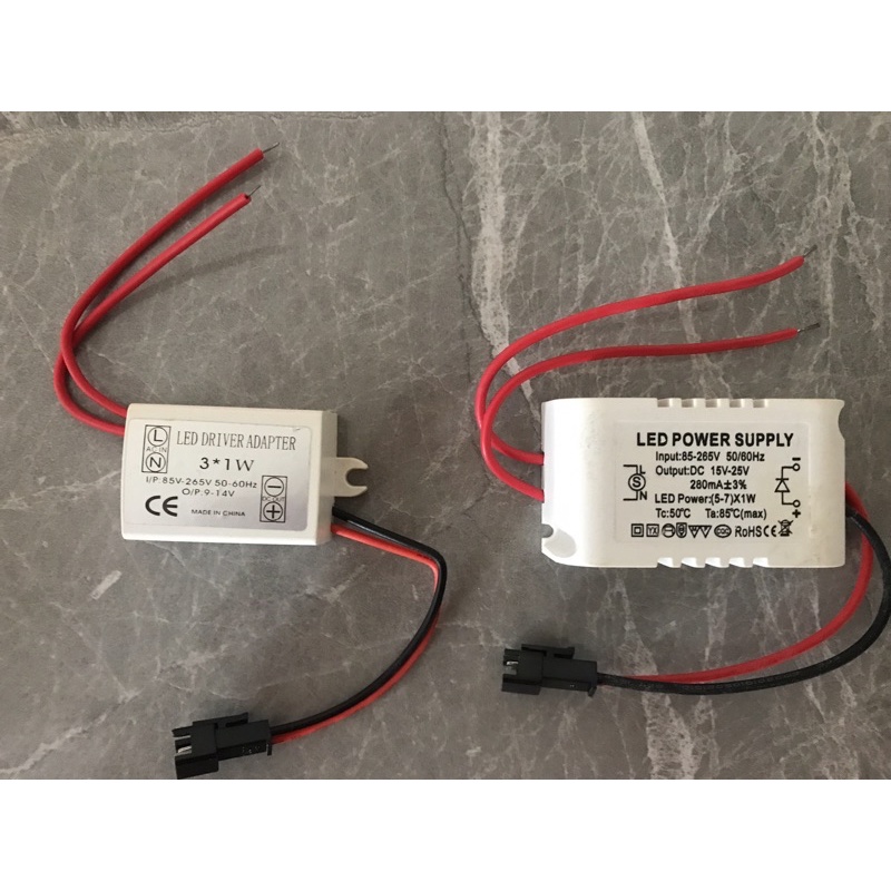 LED Driver 1-3w / 4-7w / 8-12w / 12-18w / 18-24w | Shopee Singapore