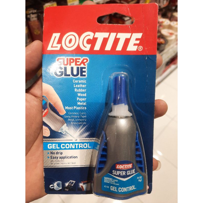 Loctite Super Glue Ultra Gel Control (Black/Blue Bottle)