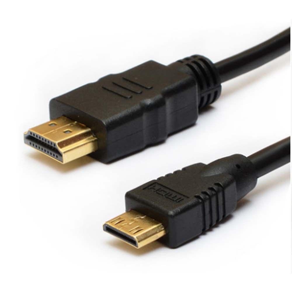 1m HDMI Type A to HDMI Mini Type C Video Cable 1080p For Tablet Camera Shopee Singapore