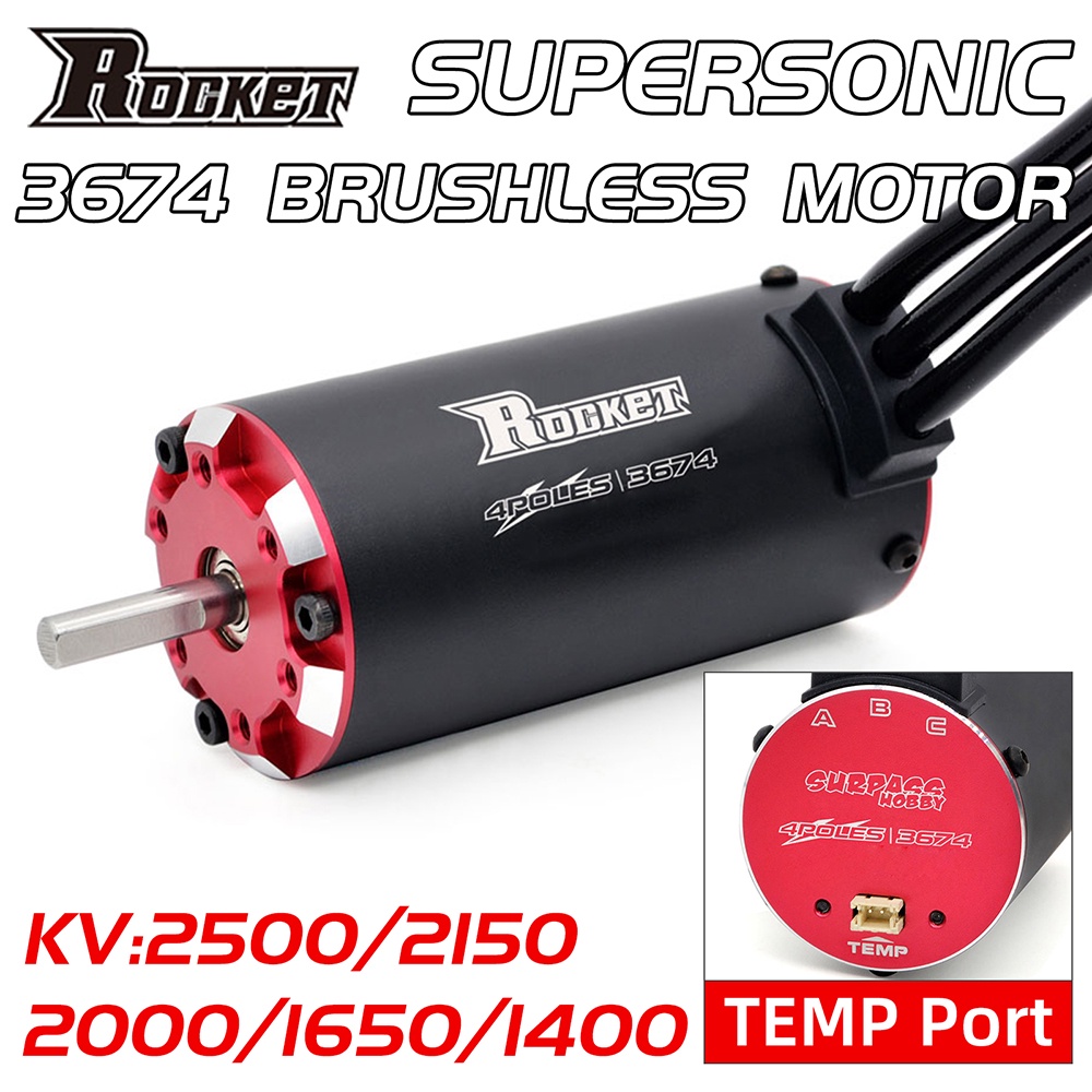 Rocket Supersonic Motor 3674 Brushless Motor 2500KV 2150KV 2000KV