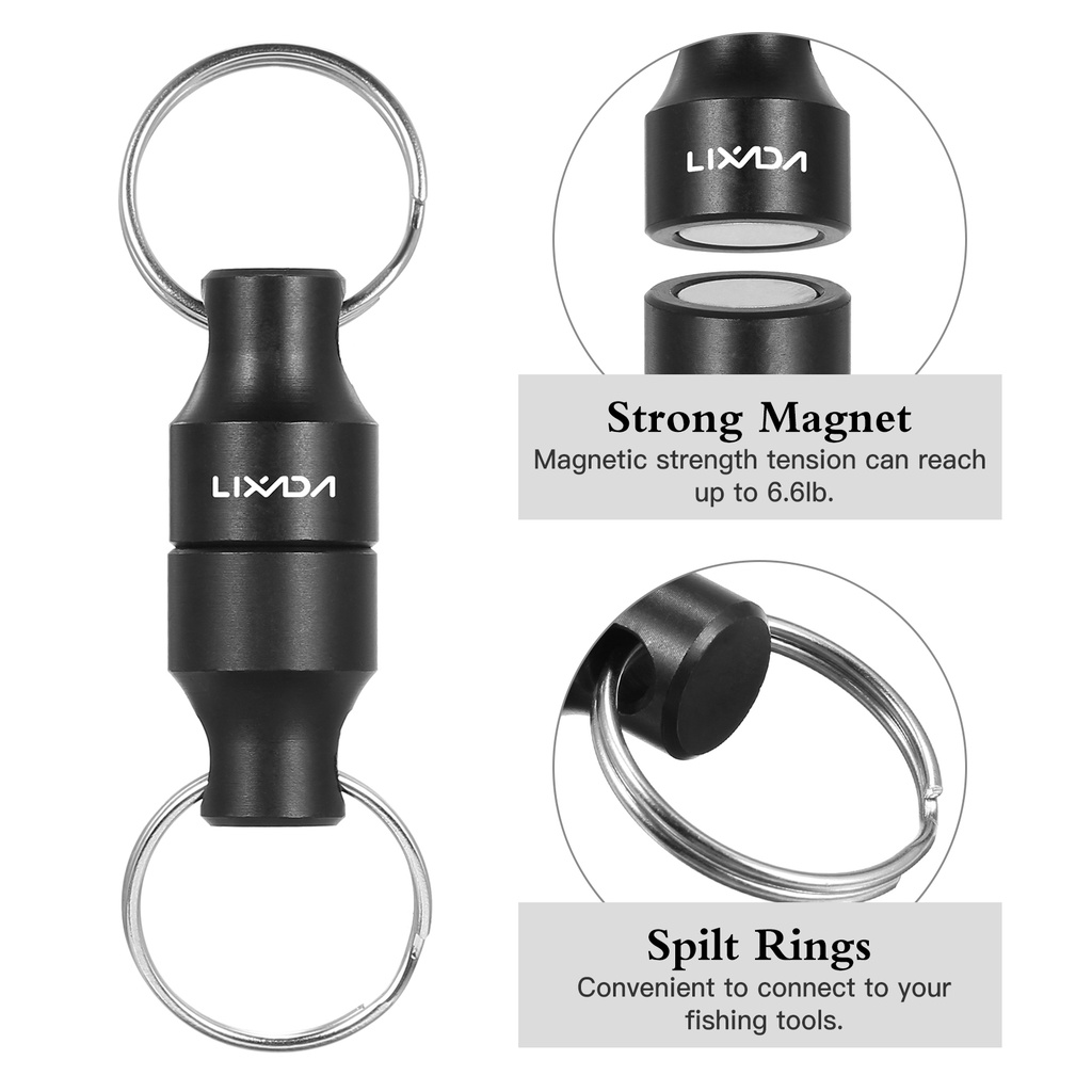 Lixada Fly Fishing Net Release Holder Keeper Clip