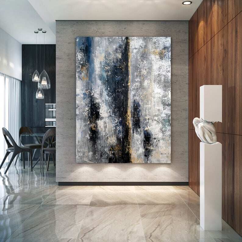 Large Abstract Painting Large Abstract Painting On Canvas Unique