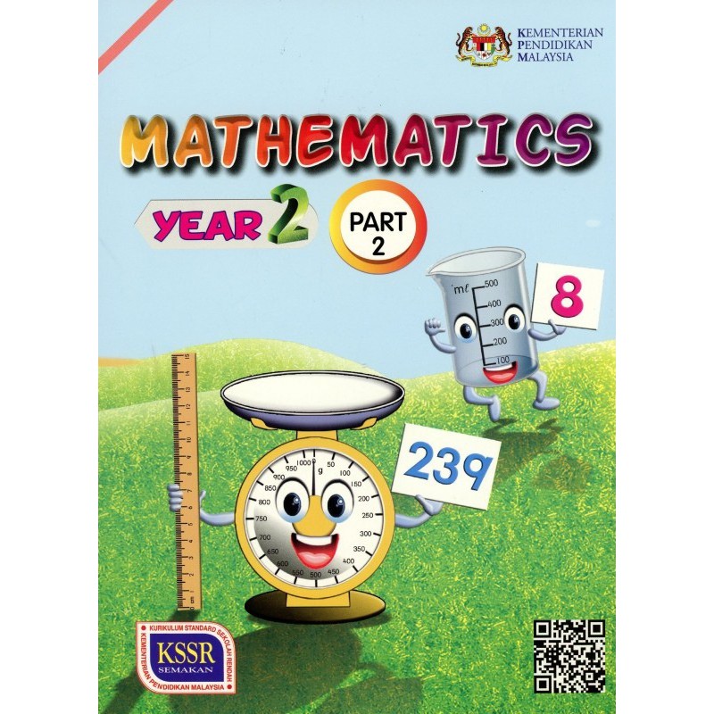 BUKU BARU: TEXT BOOK MATHEMATICS YEAR 2 PART 2 DLP | Shopee Singapore