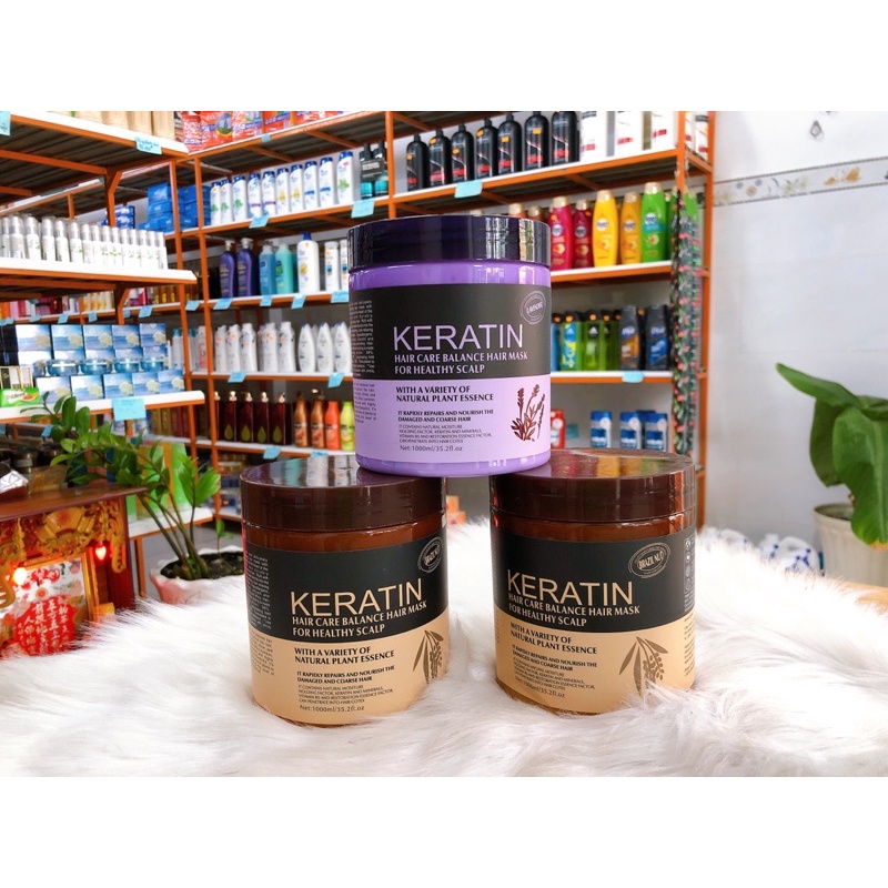 Korean Keratin Hair Treatment Cream (1000ml) | Shopee Singapore