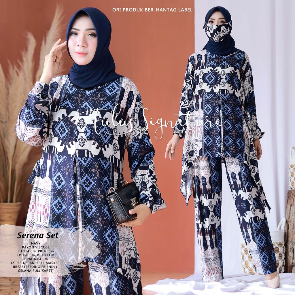 SERENA SET - Free Mask - Women's Muslim Suit - Premium Suit - Latest ...
