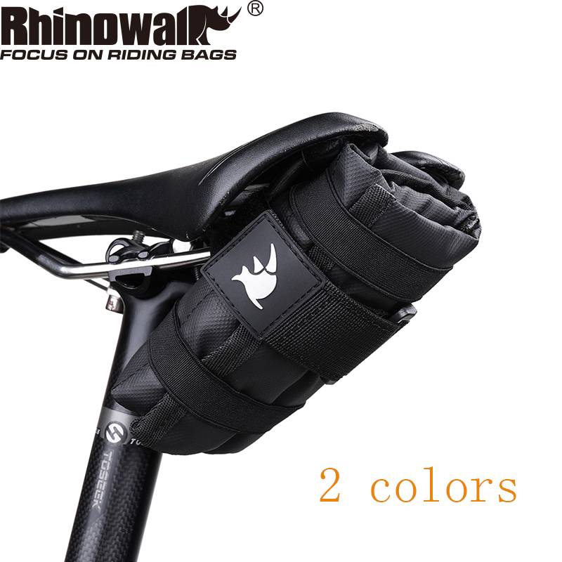 Rhinowalk Bike bag rear Bicycle Tool roll Bag Tail Bag Bike Saddle