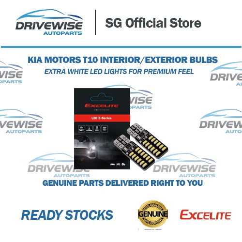 Kia Models T10 LED Interior/Exterior LED Premium Light Bulbs/Better ...