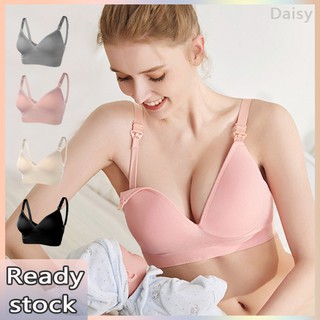 Women's Pregnant Breast Feeding Bra Front Open Cup Gathered