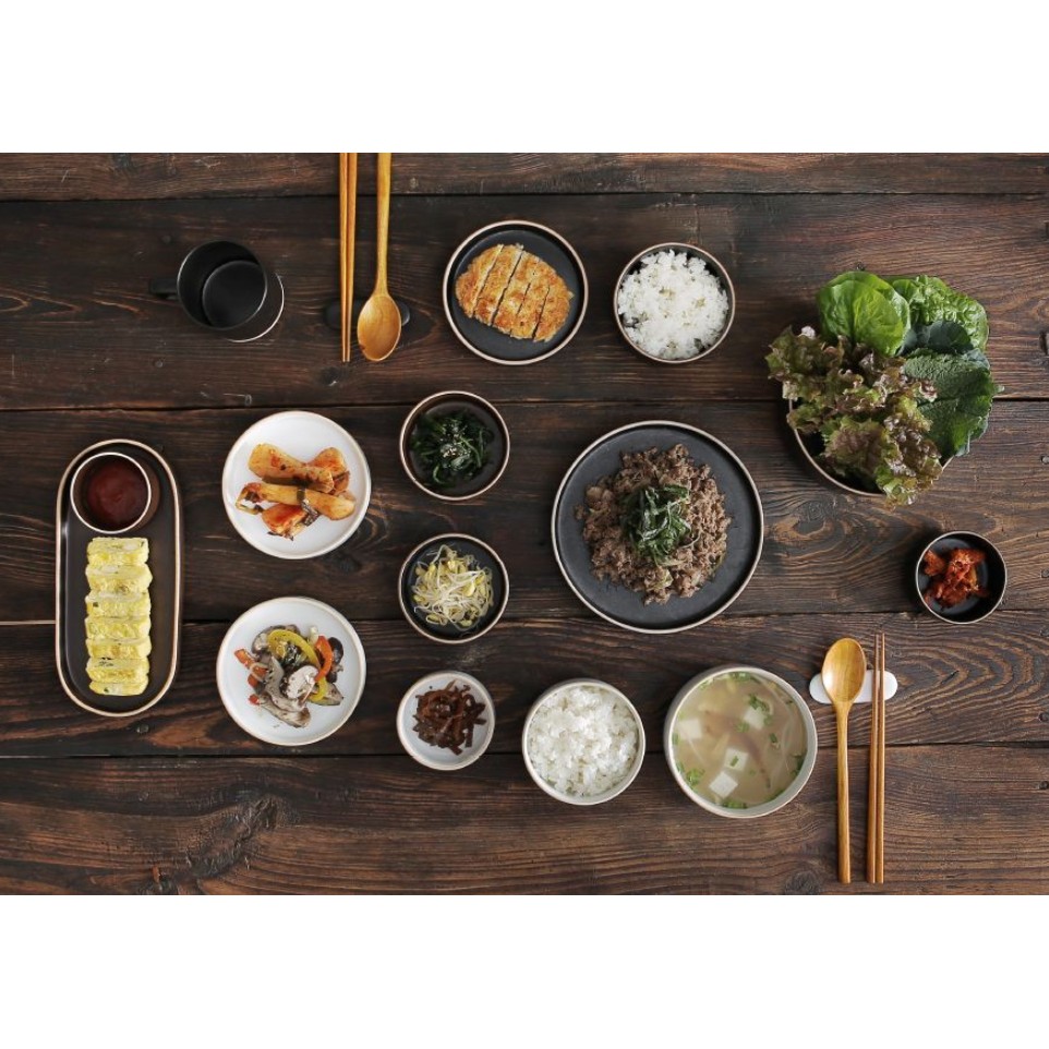 [Made in Korea] Korea dinner ware 13pcs plate bowl sets 4 color homecafe Shopee Singapore