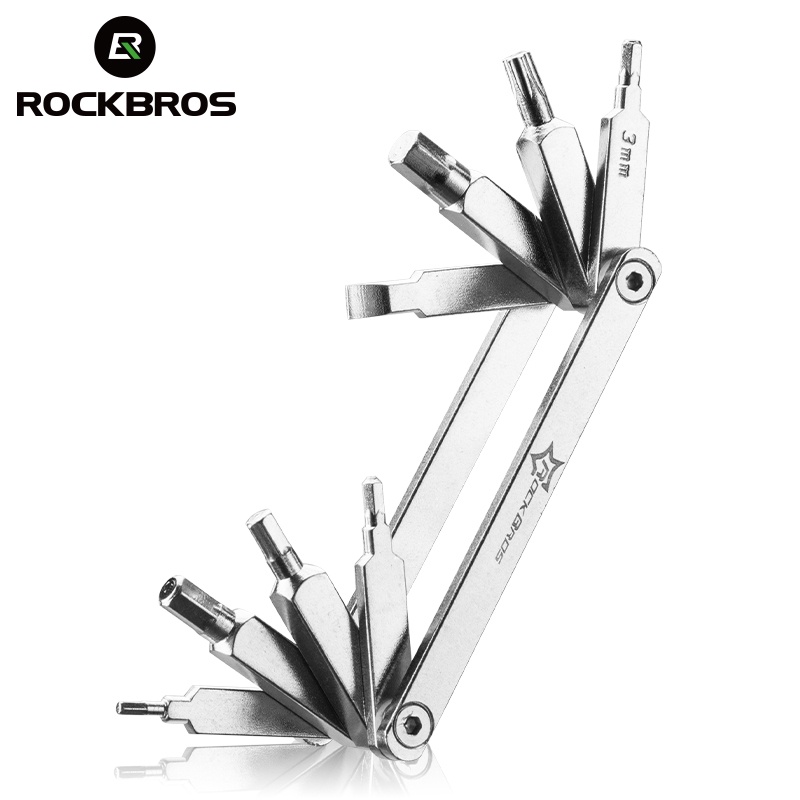 【3-day Delivery】ROCKBROS Bike Tool 8 in 1 Multifunction Bicycle Repair ...